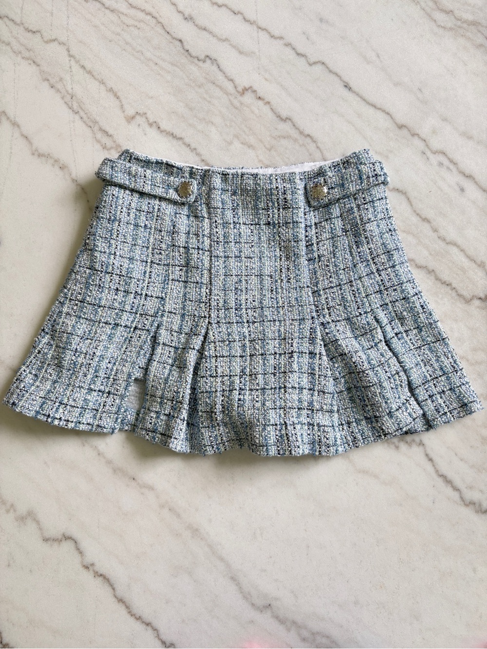 STYLED BUNDLE: Ganni Button Down and Maje Tweed Mini Skirt - Picture 3 of 9
